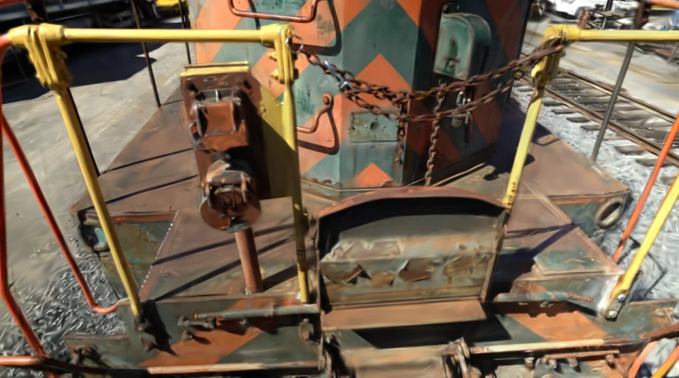 PUP 3D-GS result on Train scene